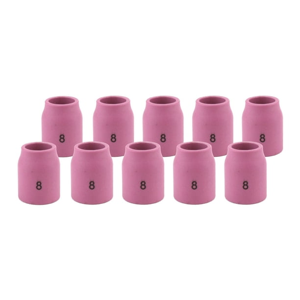 TIG Welding 53N61S Alumina Nozzle Ceramic Cup#8 for Torch 9 20 25 1//2/" Orifice